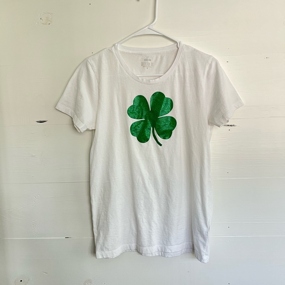 J. Crew shamrock tee